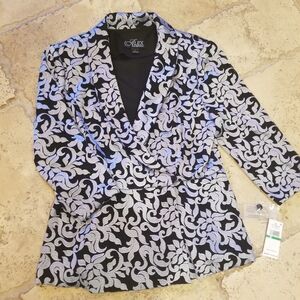 Black/Blue ALEX EVENINGS Jacket